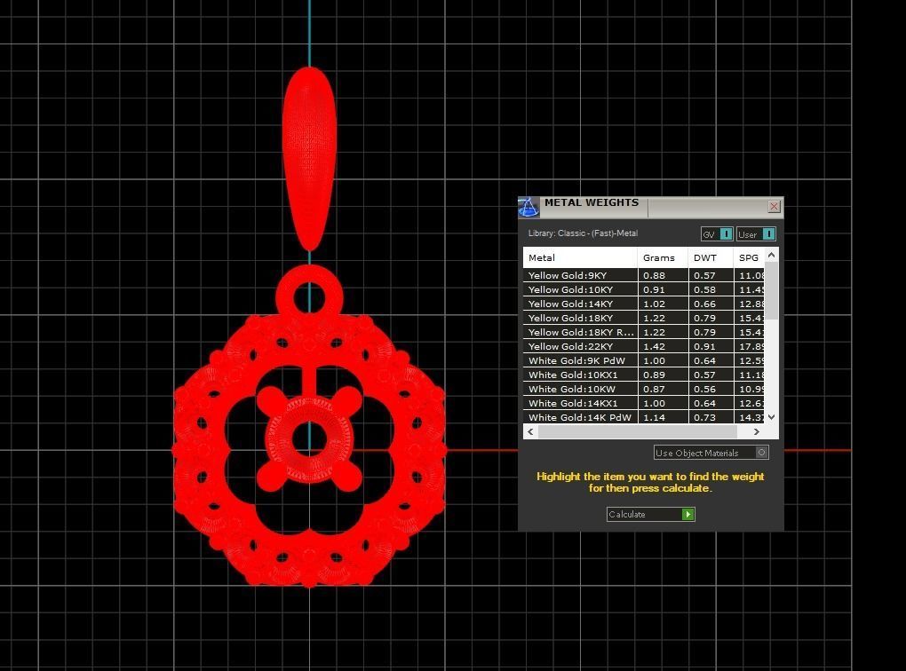 Pendant 329 3D print model_7