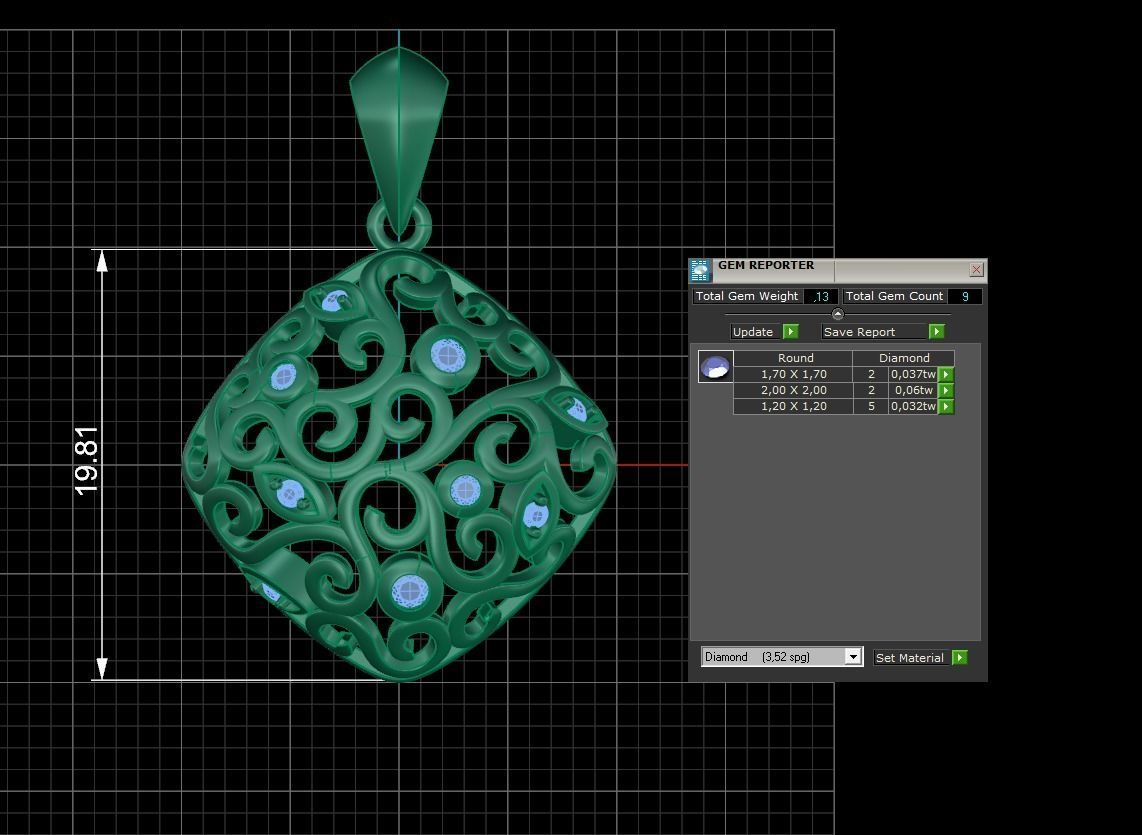Pendant 330 3D print model_5