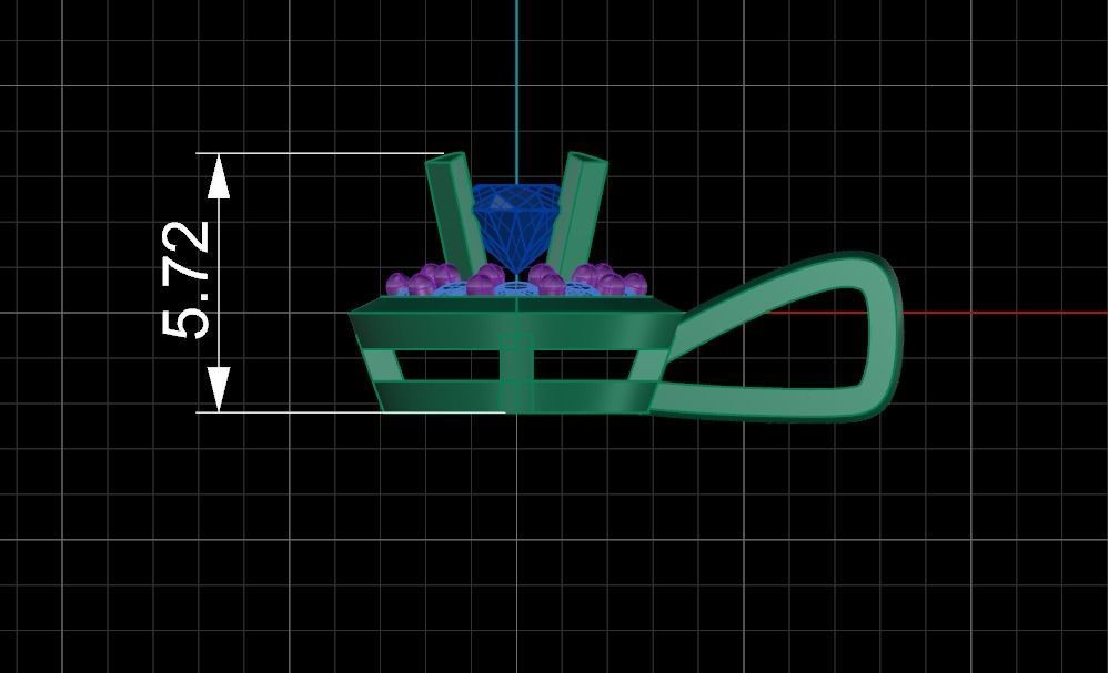 Pendant 333 3D print model_6