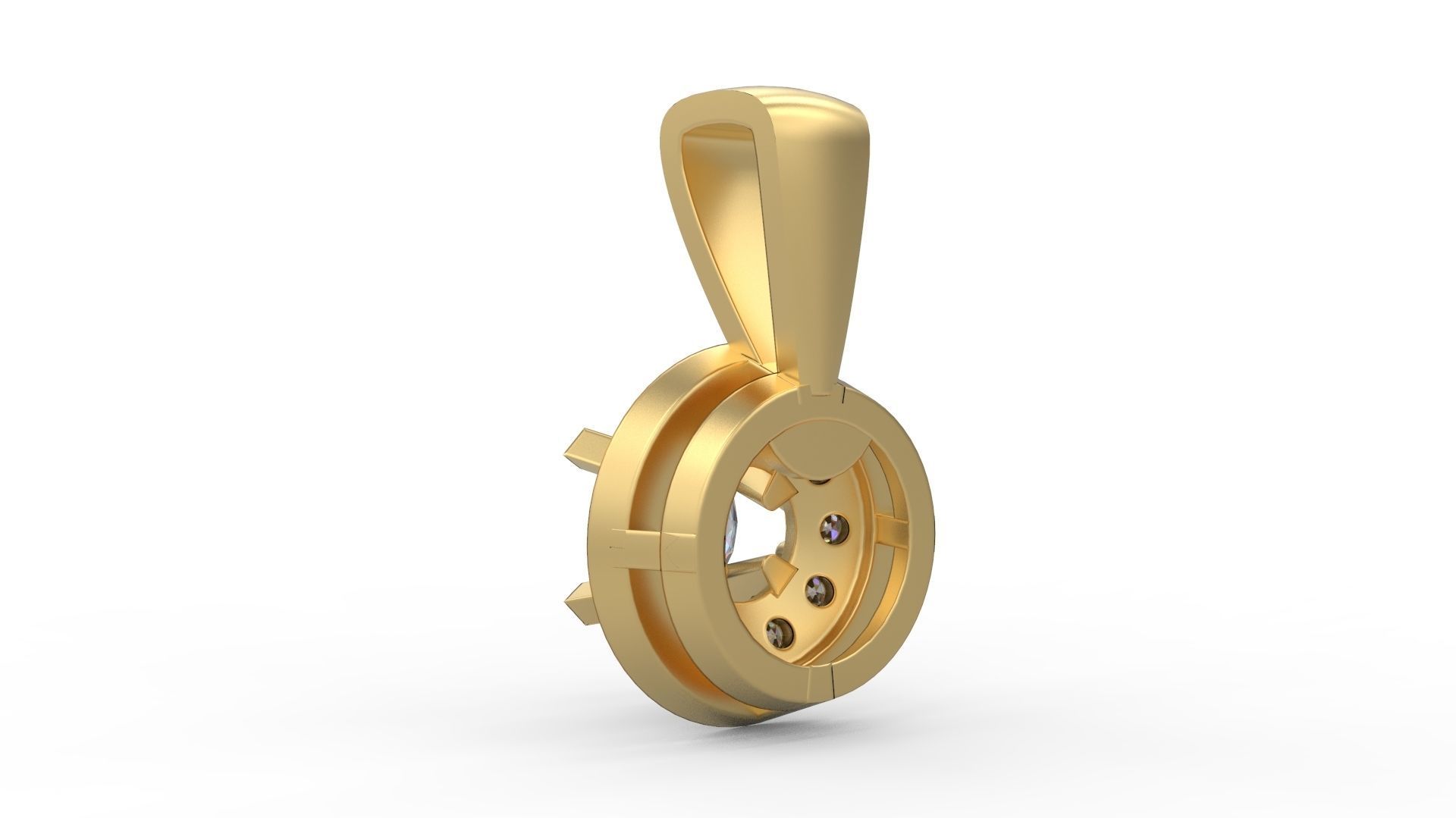 Pendant 333 3D print model_3