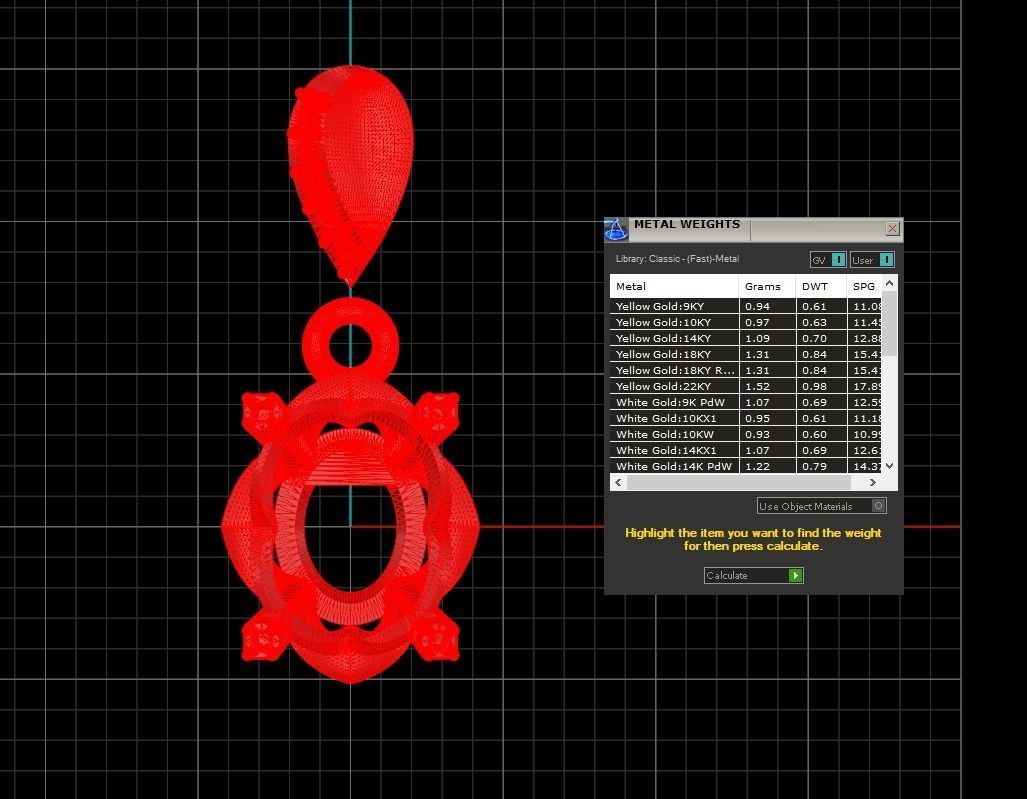 Pendant 372 3D print model_7