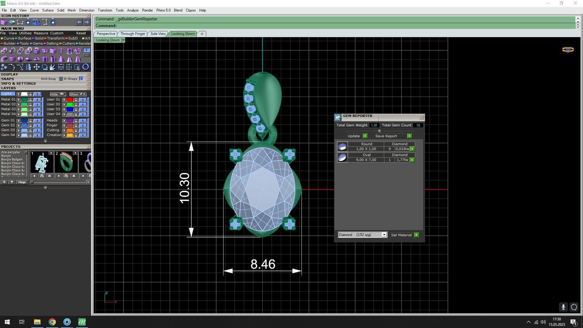 Pendant 372 3D print model_5