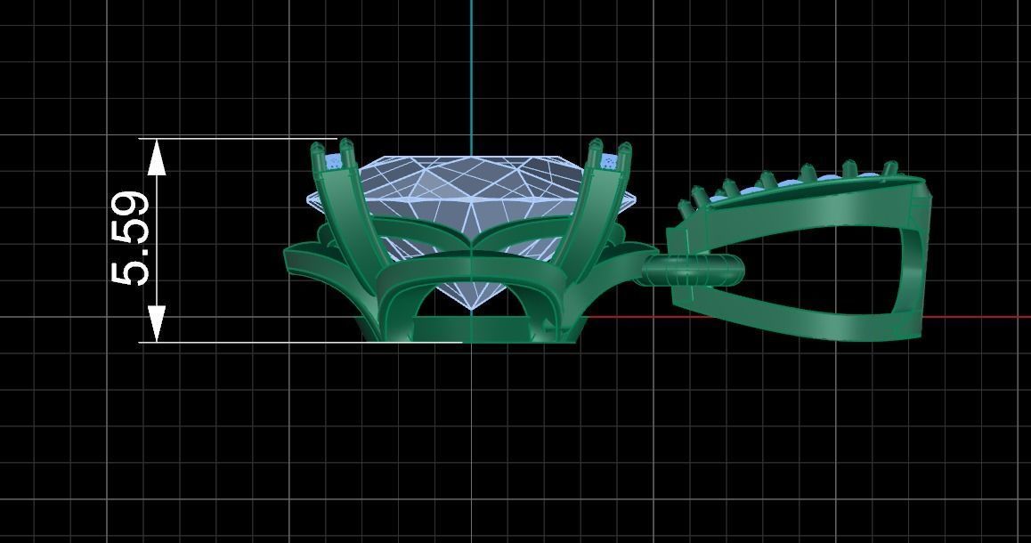 Pendant 372 3D print model_6