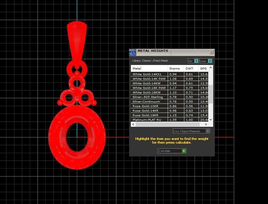 Pendant 334 3D print model_8