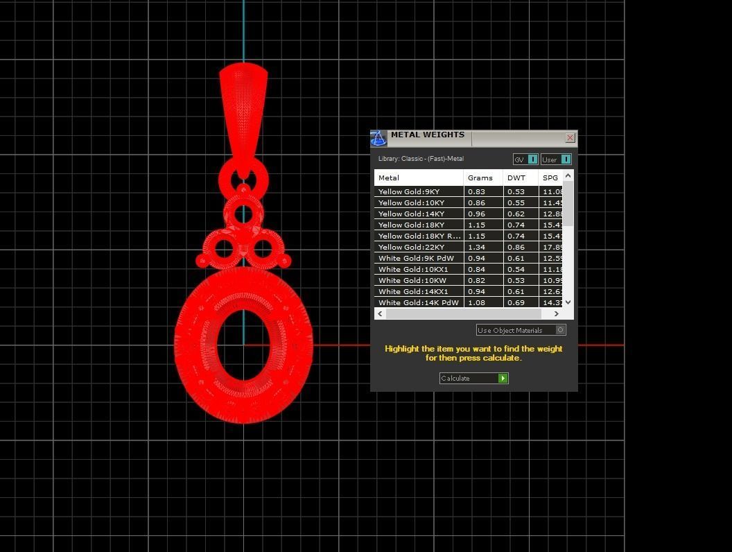 Pendant 334 3D print model_7