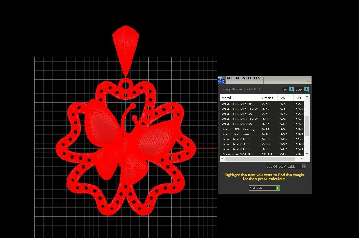 Pendant 340 3D print model_7