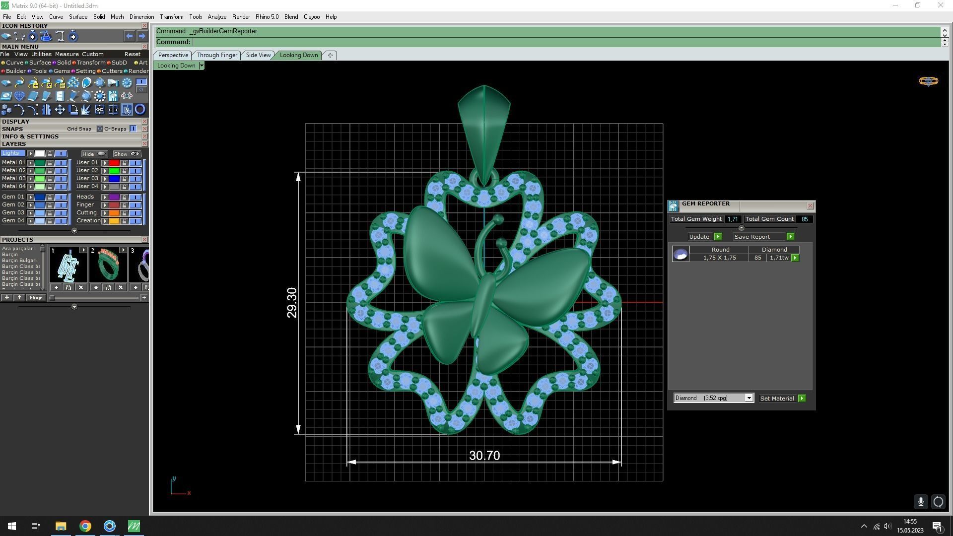 Pendant 340 3D print model_8