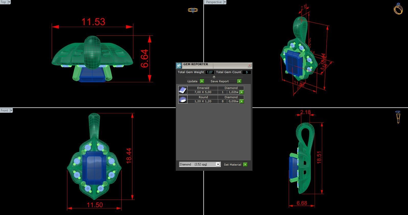 Pendant 352 3D print model_5