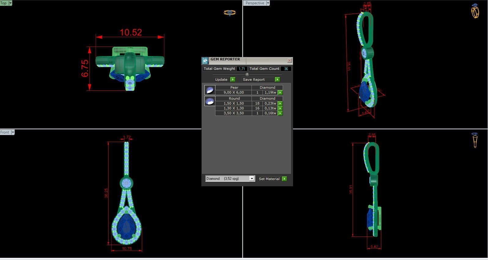 Pendant 373 3D print model_5