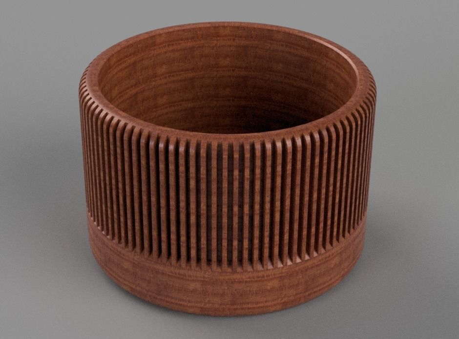 GEAR CACTUS PLANTER 3D print model_2