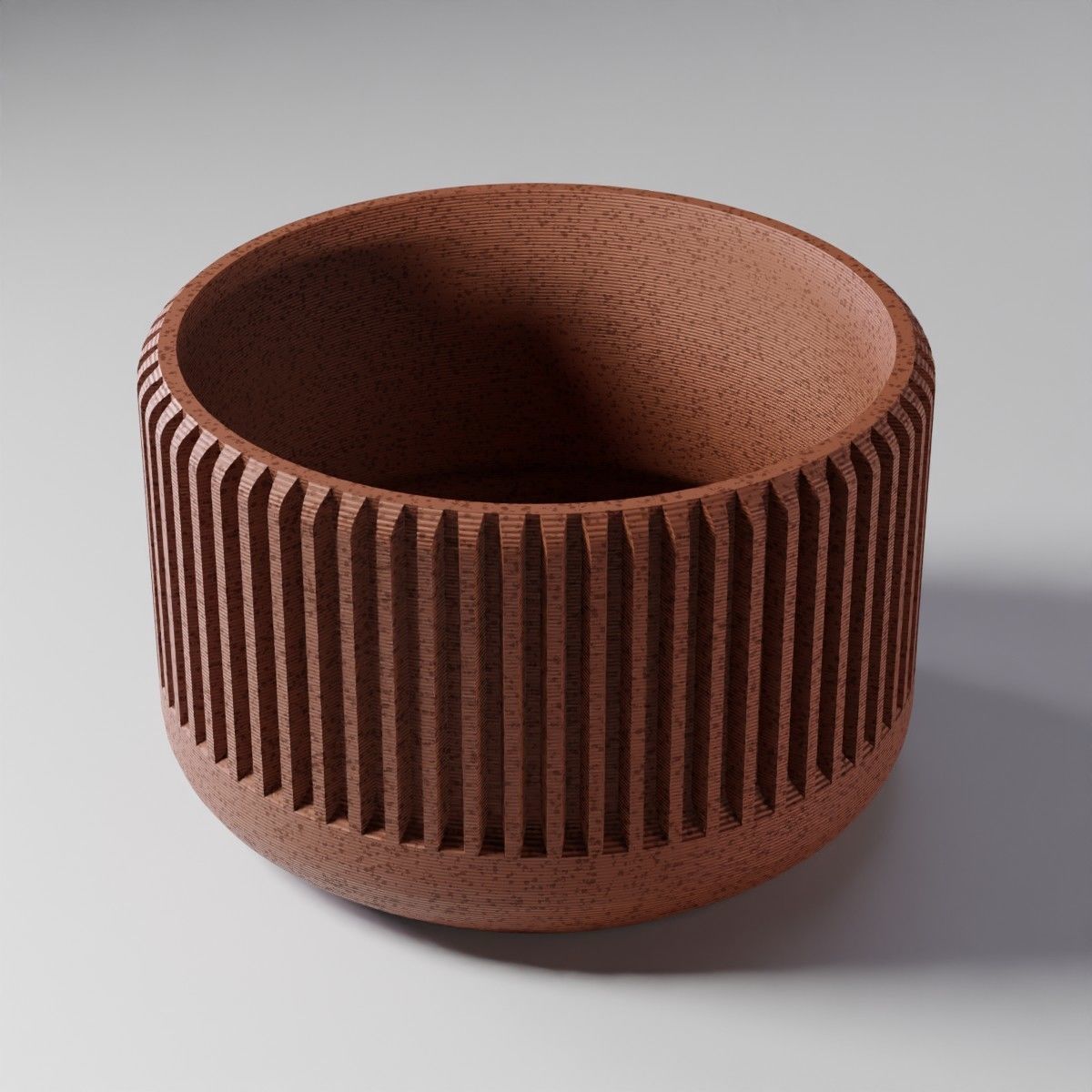 GEAR CACTUS PLANTER 3D print model_6
