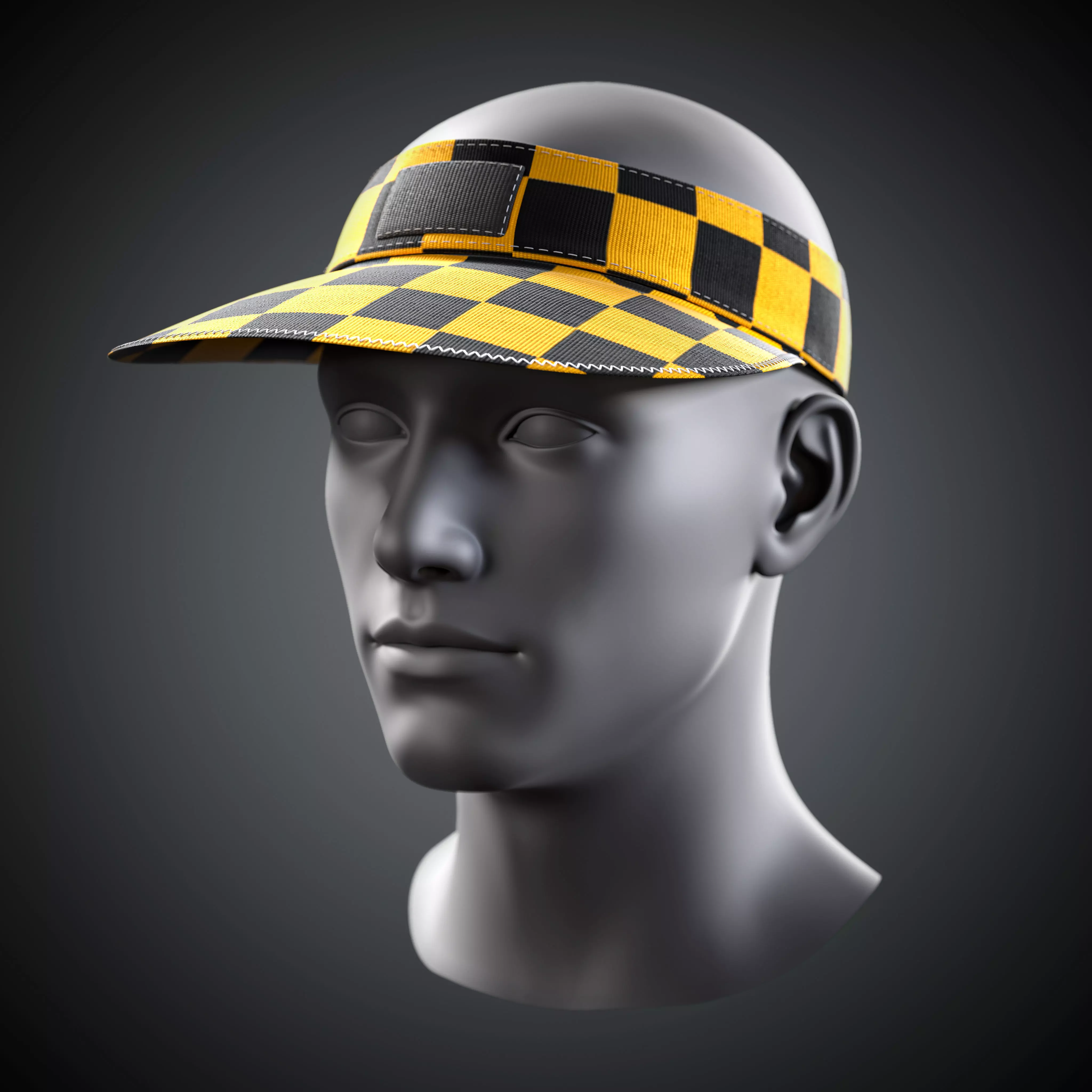 visor - 3D model Low-poly 3D model Low-poly 3D model_0