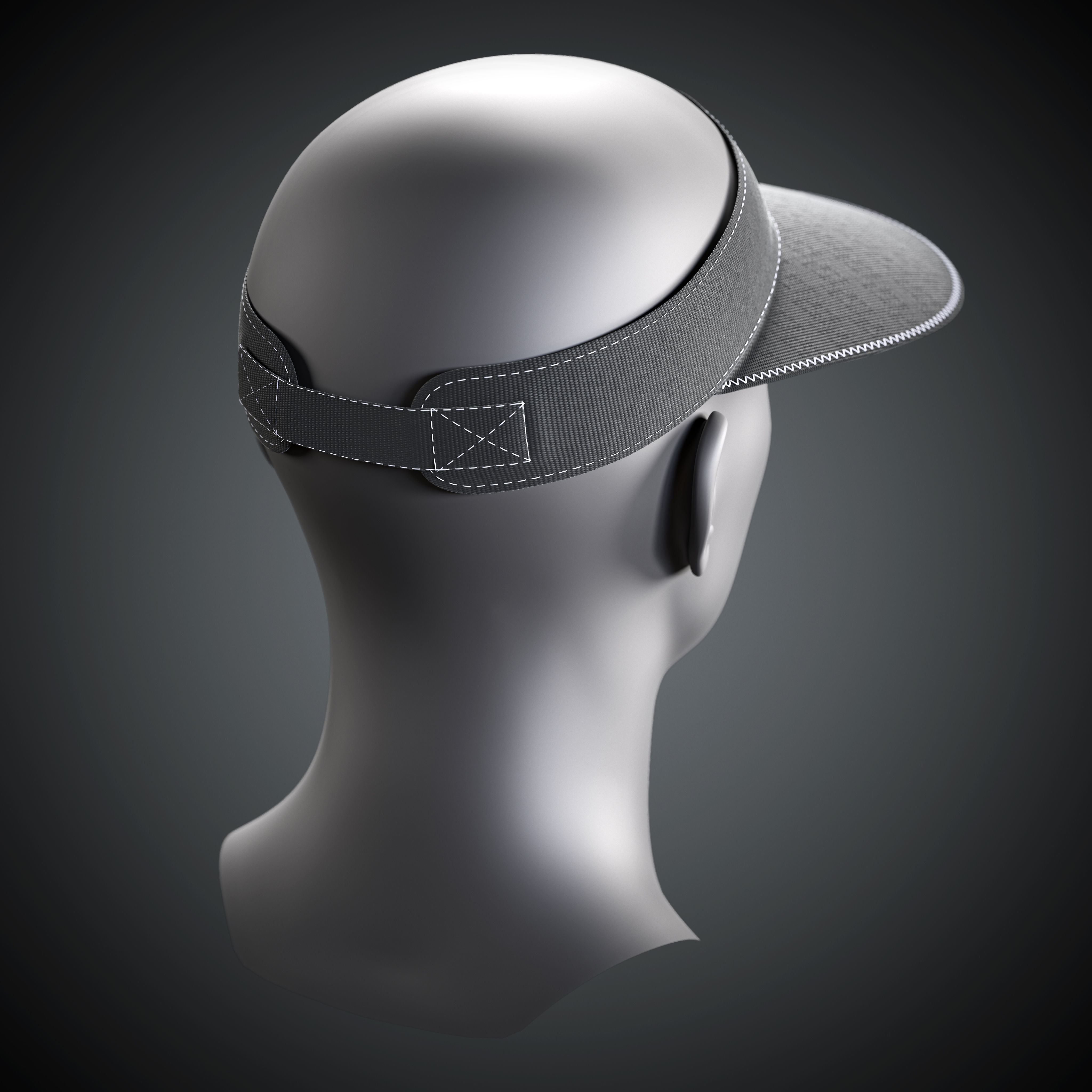 visor - 3D model Low-poly 3D model Low-poly 3D model_5