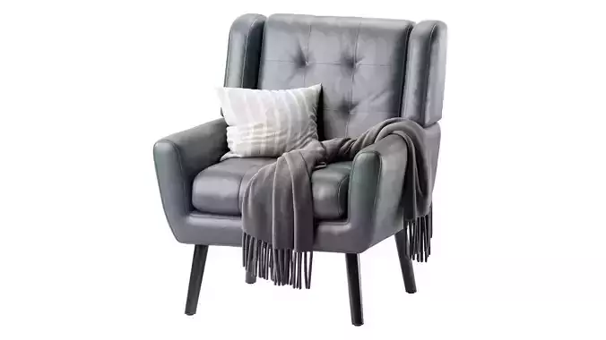 Armchair LWFLIFE Velvet Accent