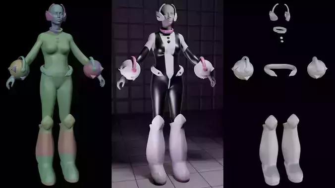 Ochako Uraraka armor  2 helmet boku no hero academia Cosplay Stl 3D print model