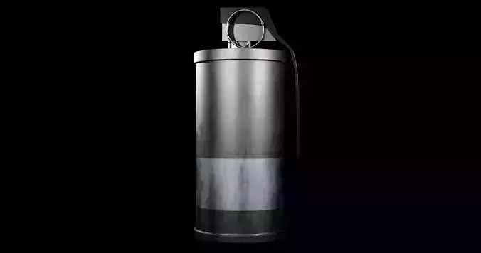 Smoke Grenade - made in Blender
