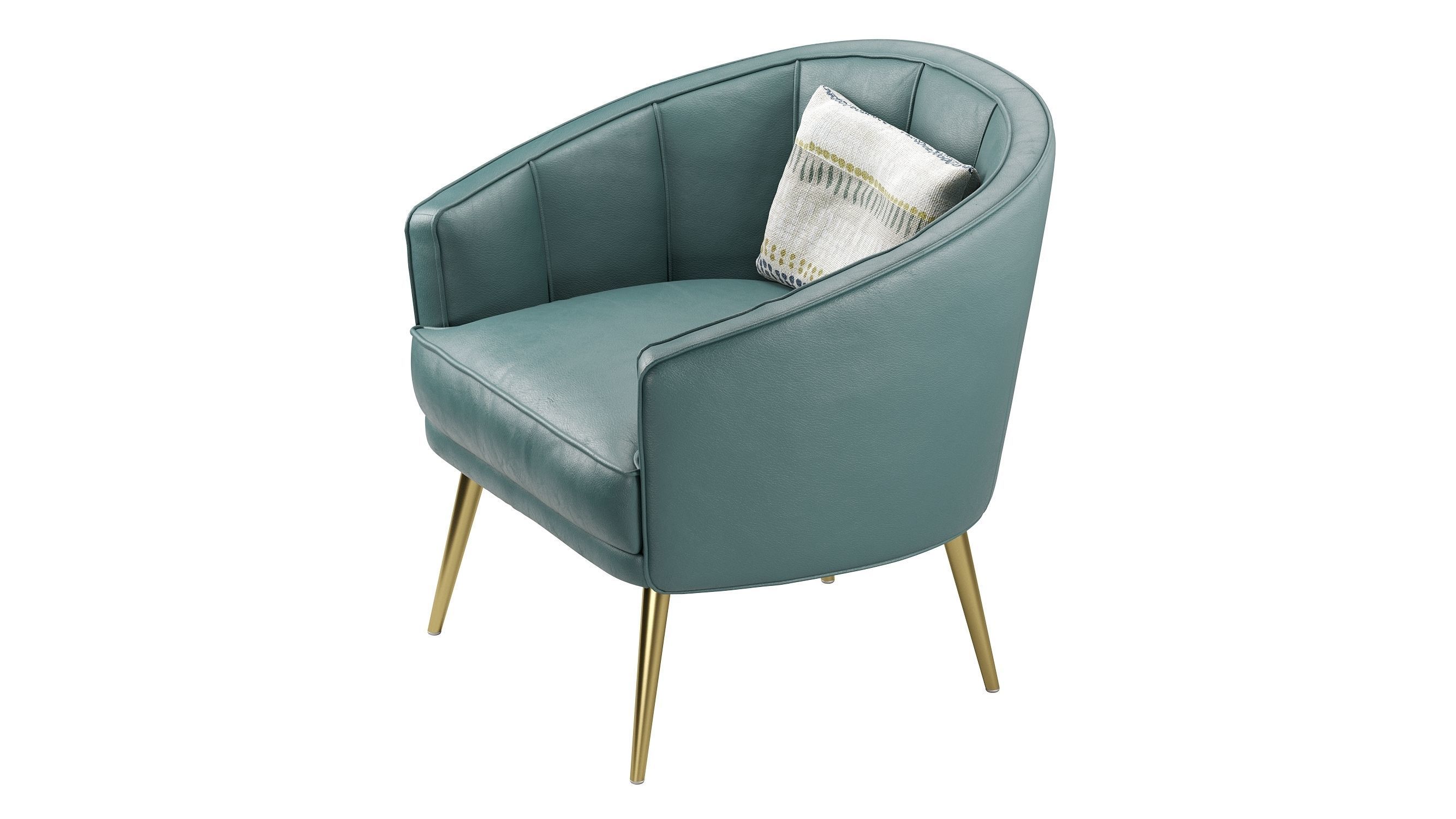 Tania Accent Chair LumiSource 3D model_4