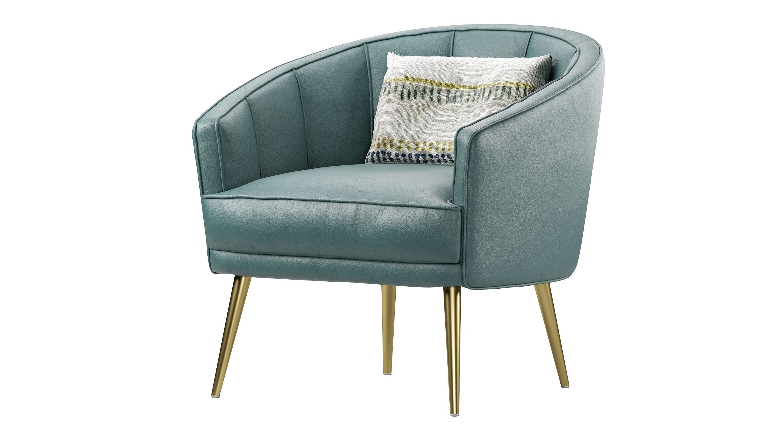 Tania Accent Chair LumiSource 3D model_1