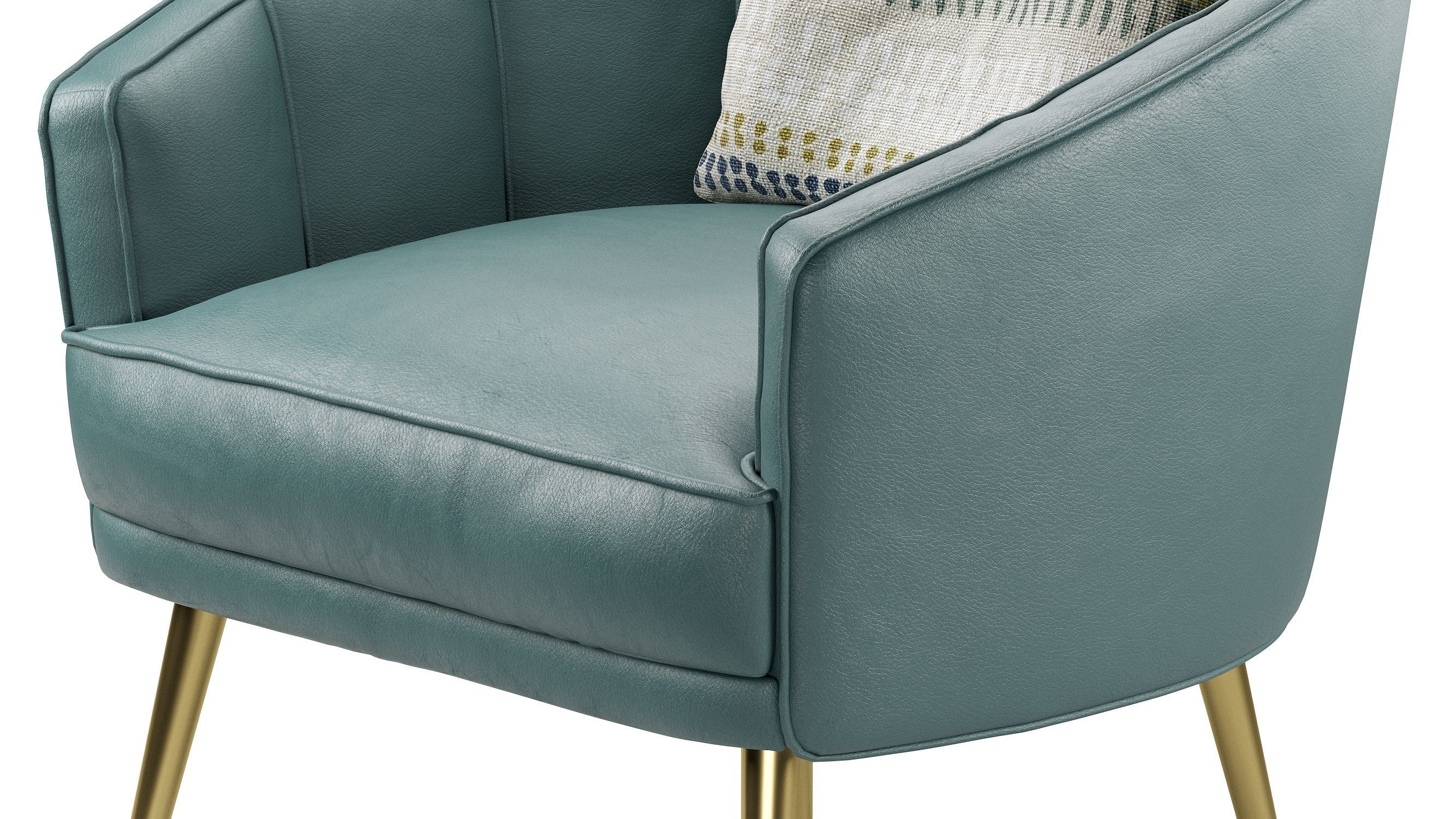 Tania Accent Chair LumiSource 3D model_7