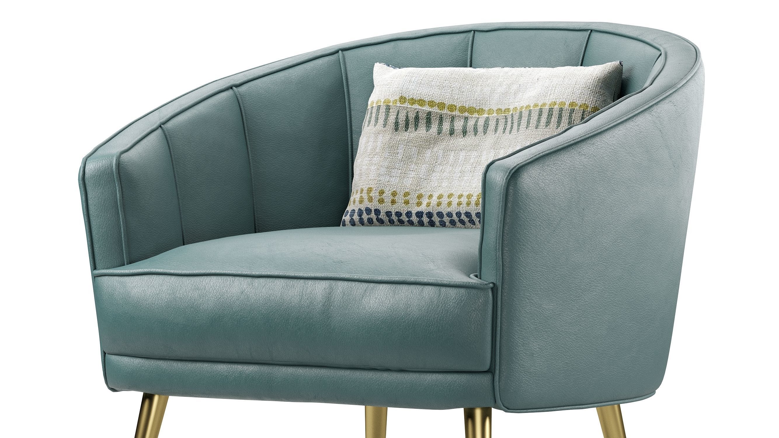 Tania Accent Chair LumiSource 3D model_6