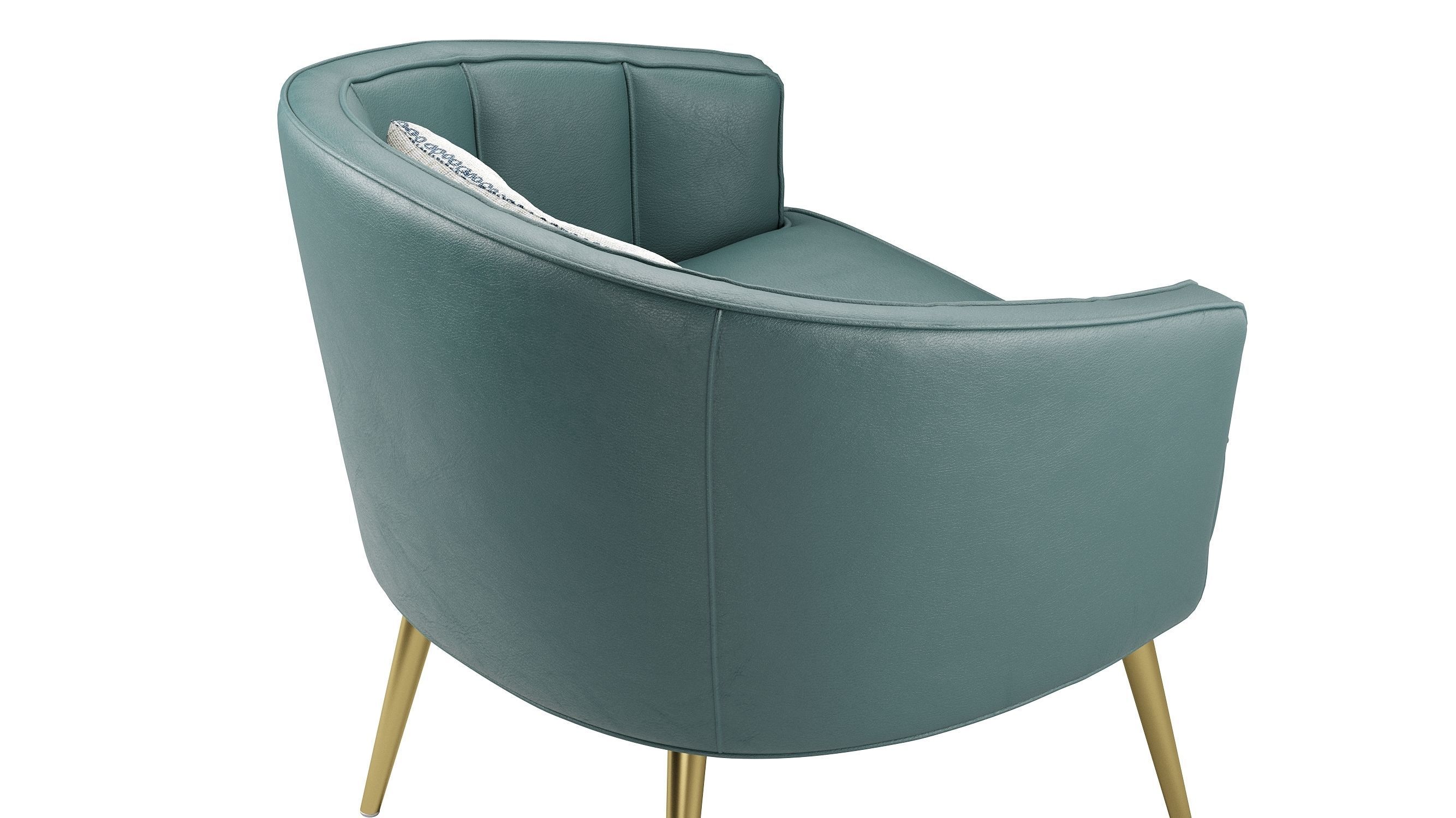 Tania Accent Chair LumiSource 3D model_11