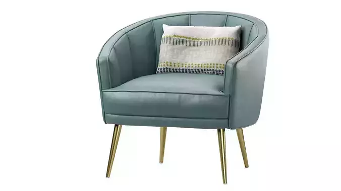 Tania Accent Chair LumiSource 3D model