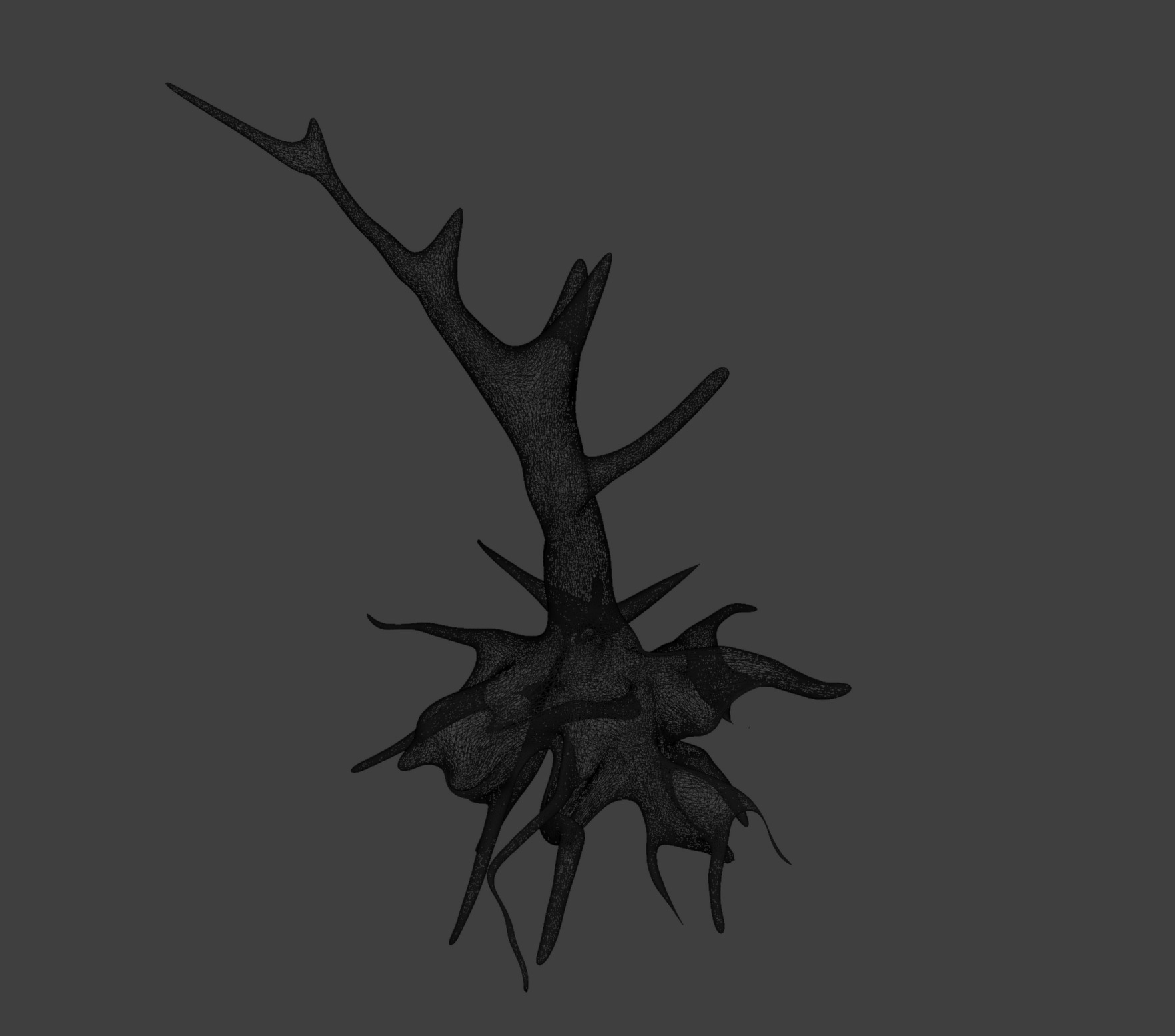 Blobby Heaven Environment y2k bloom cyber abstract chrometype   3D model_4