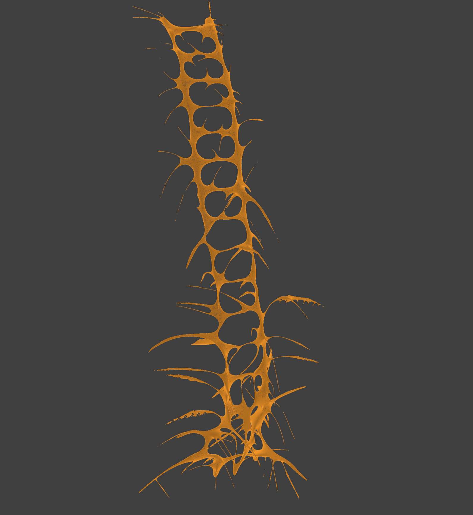 Blobby Heaven Environment y2k bloom cyber abstract chrometype   3D model_5