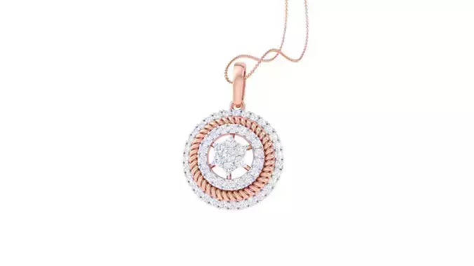 Diamond Pendant 3dm stl obj gltf glb 3mf renders details 3D print model