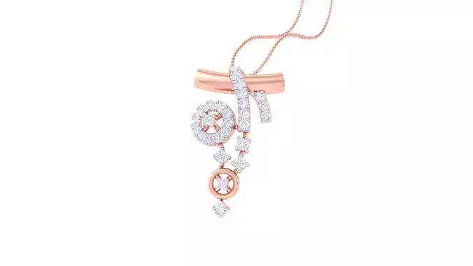 Diamond Pendant 3dm stl obj gltf glb 3mf renders details