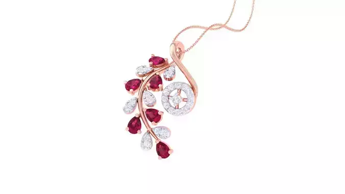 Diamond Pendant 3dm stl obj gltf glb 3mf renders details