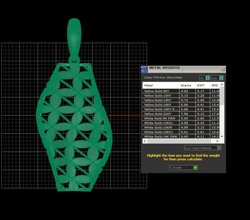 Pendant 399 3D print model_6