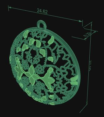 Pendant 396 3D print model_10