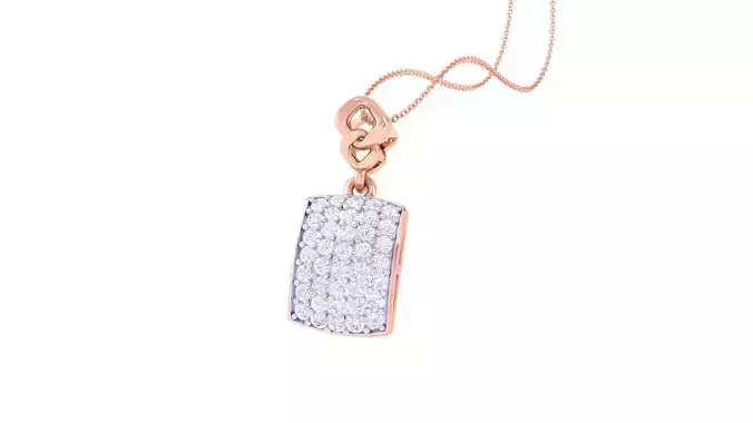 Diamond Pendant 3dm stl obj gltf glb 3mf renders details