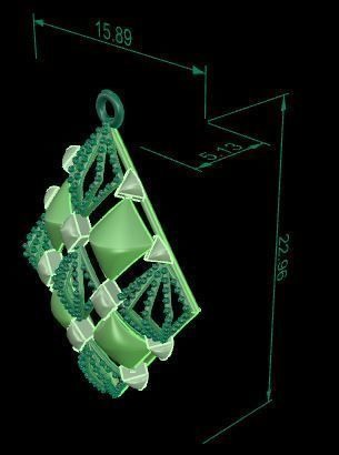 Pendant 394 3D print model_9