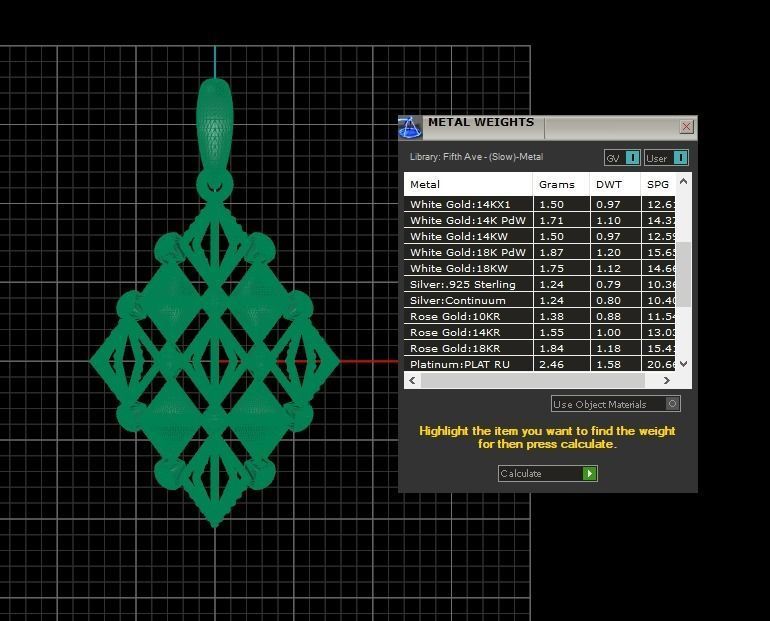 Pendant 394 3D print model_10