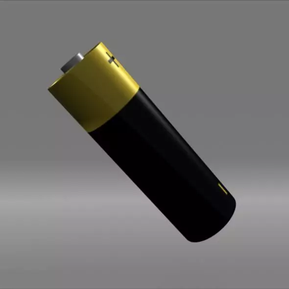 Battery Free low-poly 3D model