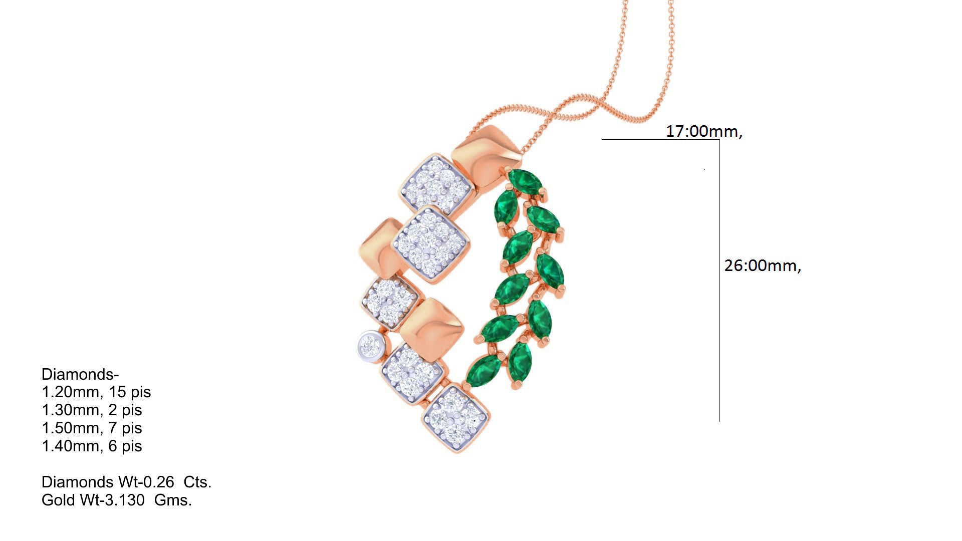 Diamond Pendant 3dm stl obj gltf glb 3mf renders details 3D print model_6