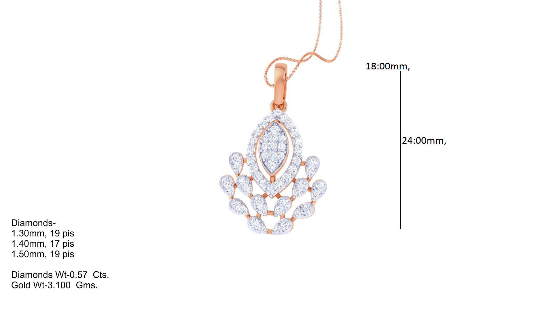 Diamond Pendant 3dm stl obj gltf glb 3mf renders details 3D print model_4