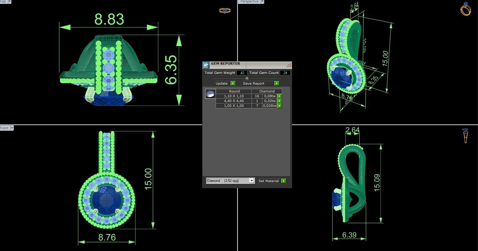 Pendant 390 3D print model_5