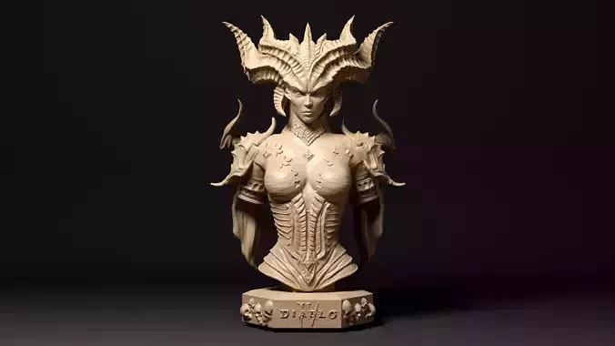 Lilith - Daughter of Hatred 3D print model 3D print model
