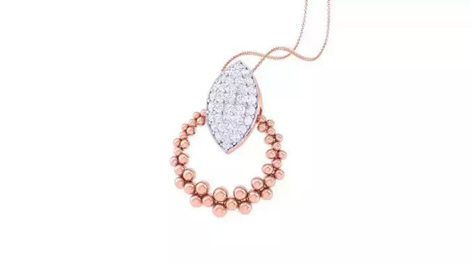 Diamond Pendant 3dm stl obj gltf glb 3mf renders details