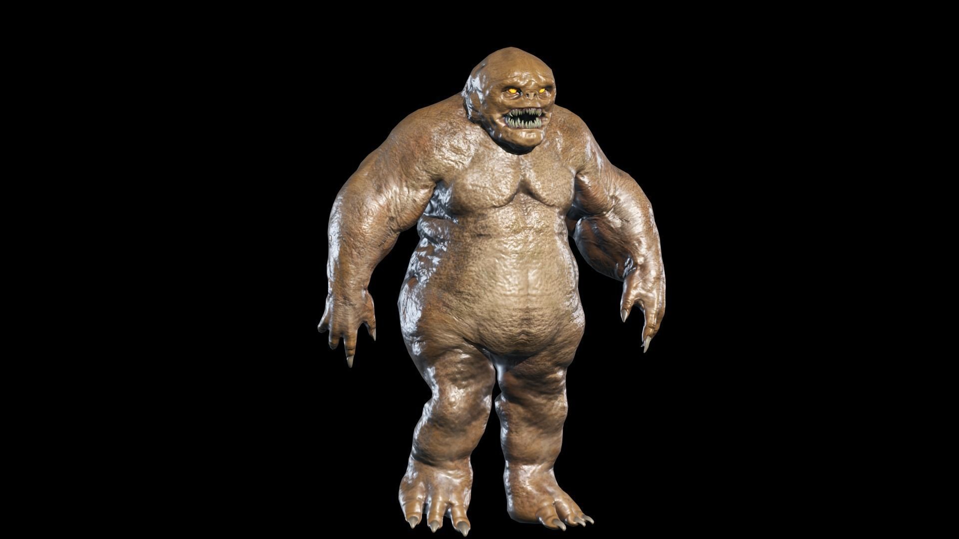 FatDemon6 Low-poly 3D model_7