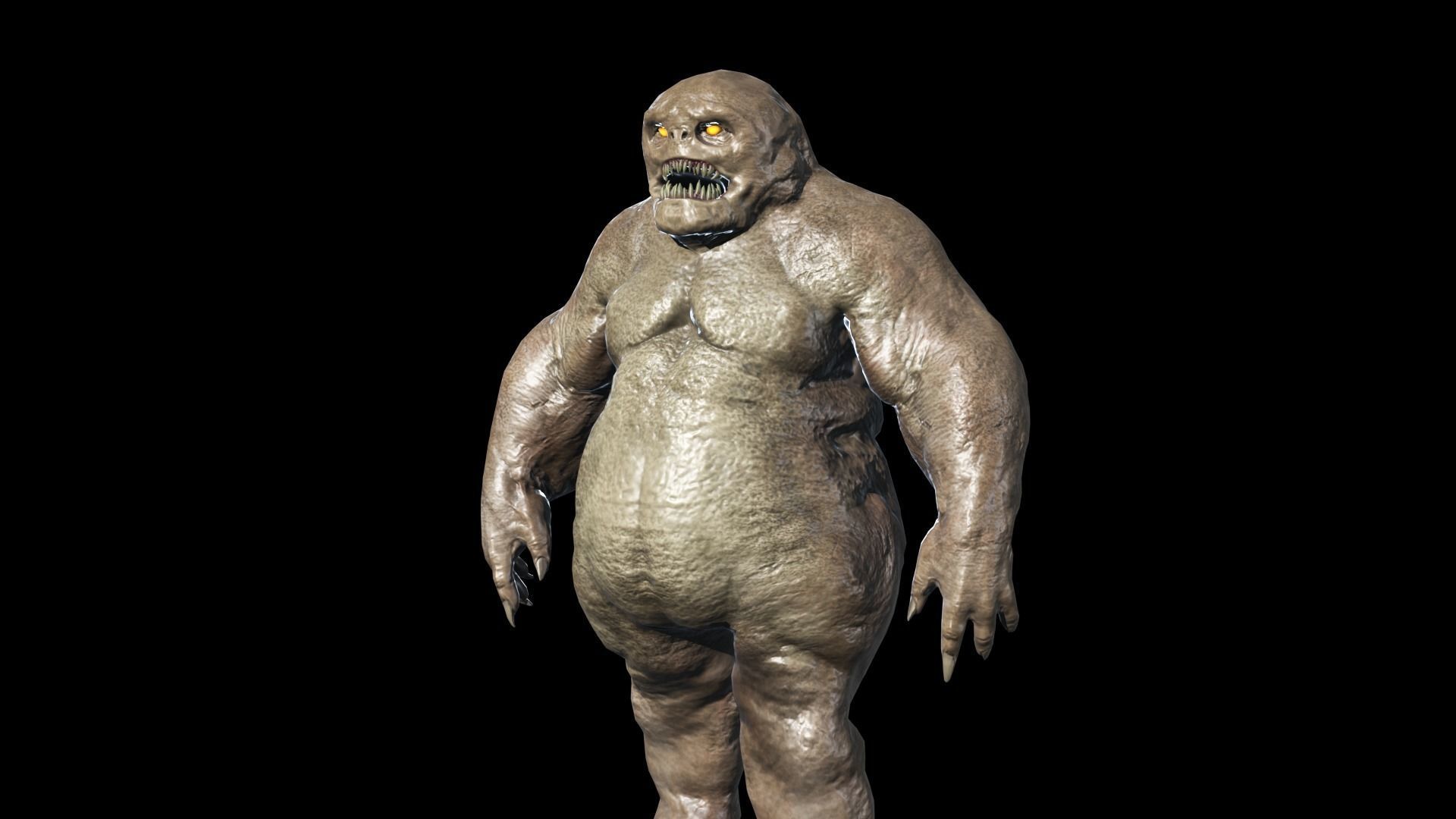 FatDemon6 Low-poly 3D model_11