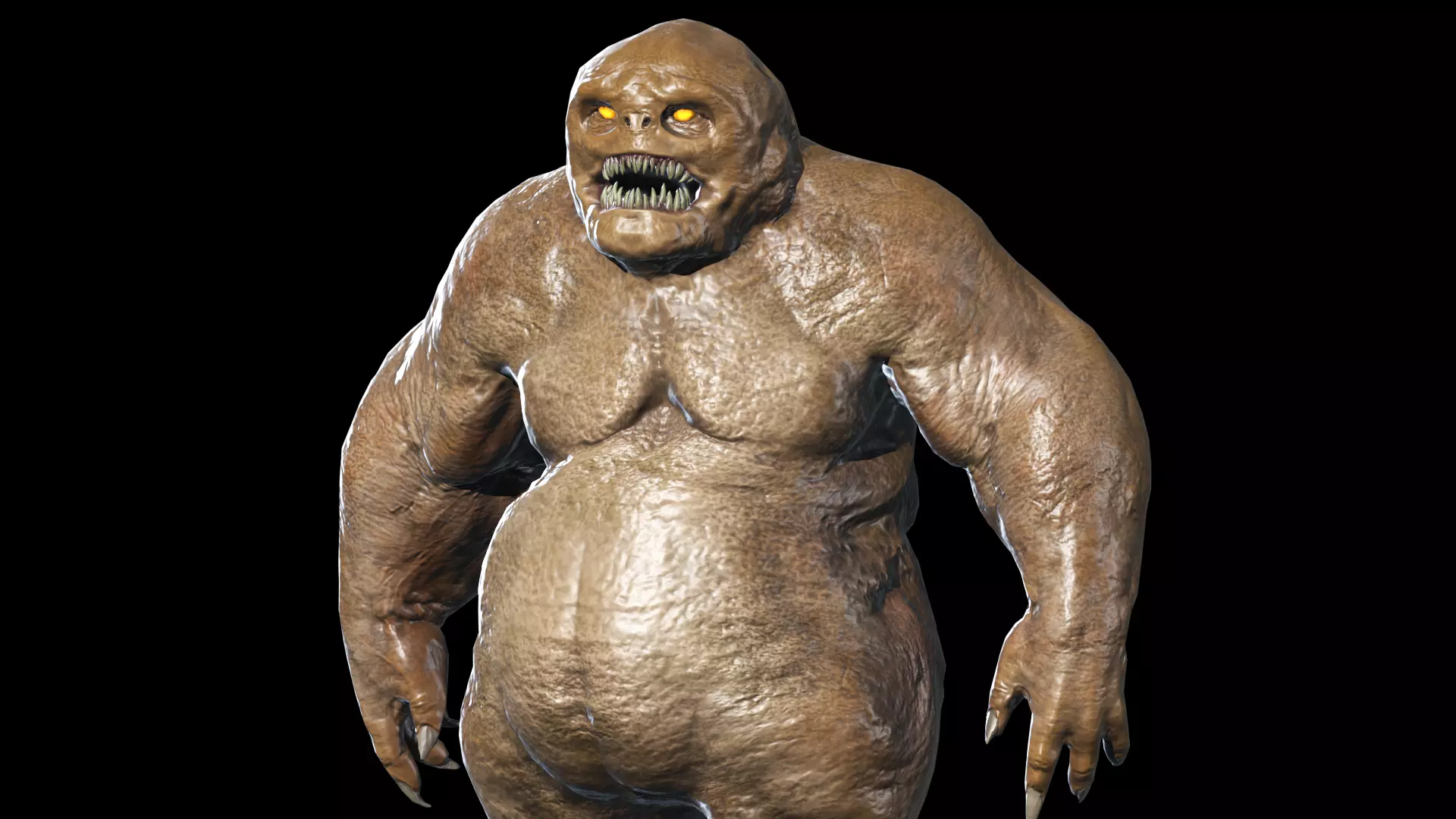 FatDemon6 Low-poly 3D model_0