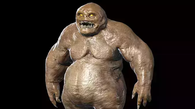 FatDemon6 Low-poly 3D model