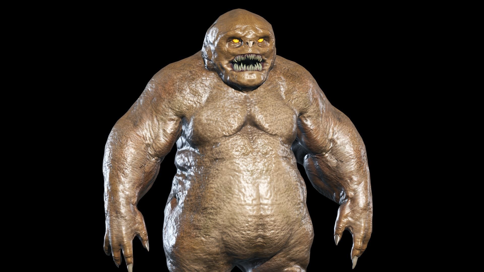 FatDemon6 Low-poly 3D model_6