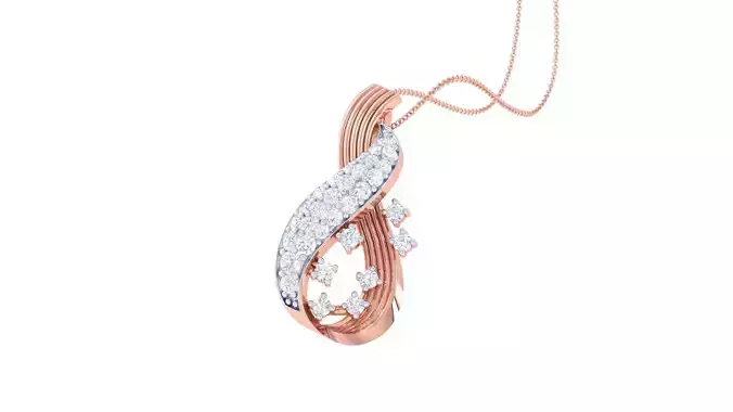 Diamond Pendant 3dm stl renders details