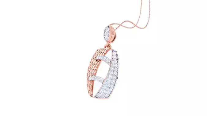 Diamond Pendant 3dm stl obj gltf glb 3mf renders details