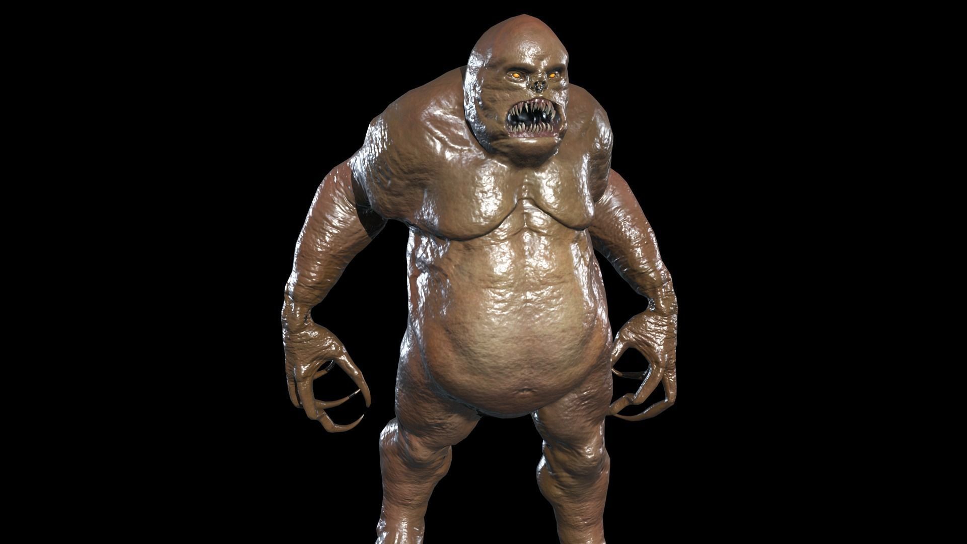 FatDemon5 Low-poly 3D model_14